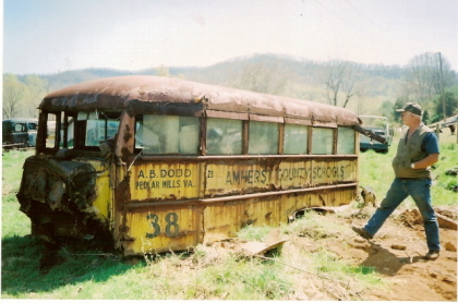 The Pedlar Mills school bus