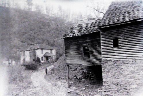 David Seay; his house and mill at Coleman Falls