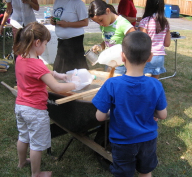 Our future generation is learning about Amherst County archaeology.