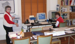 Volunteers at the Amherst County Museum